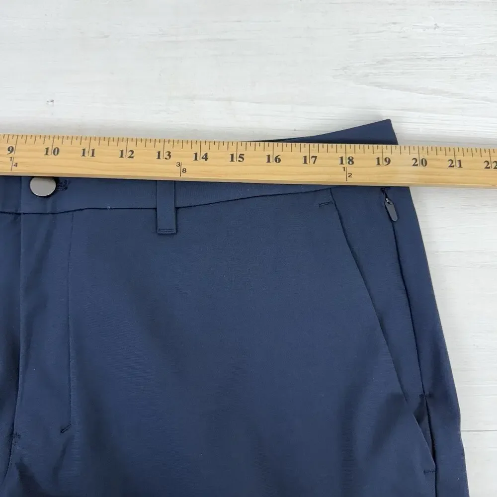NWT Lululemon ABC Slim Fit Trouser Pants Men‎ 38 x 28 Chino Navy Blue Warpstreme